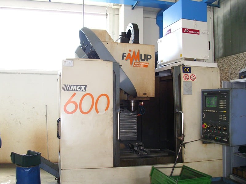 Centri di lavoro CNC FAMUP - Filtri e depuratori per nebbie oleose e fumi