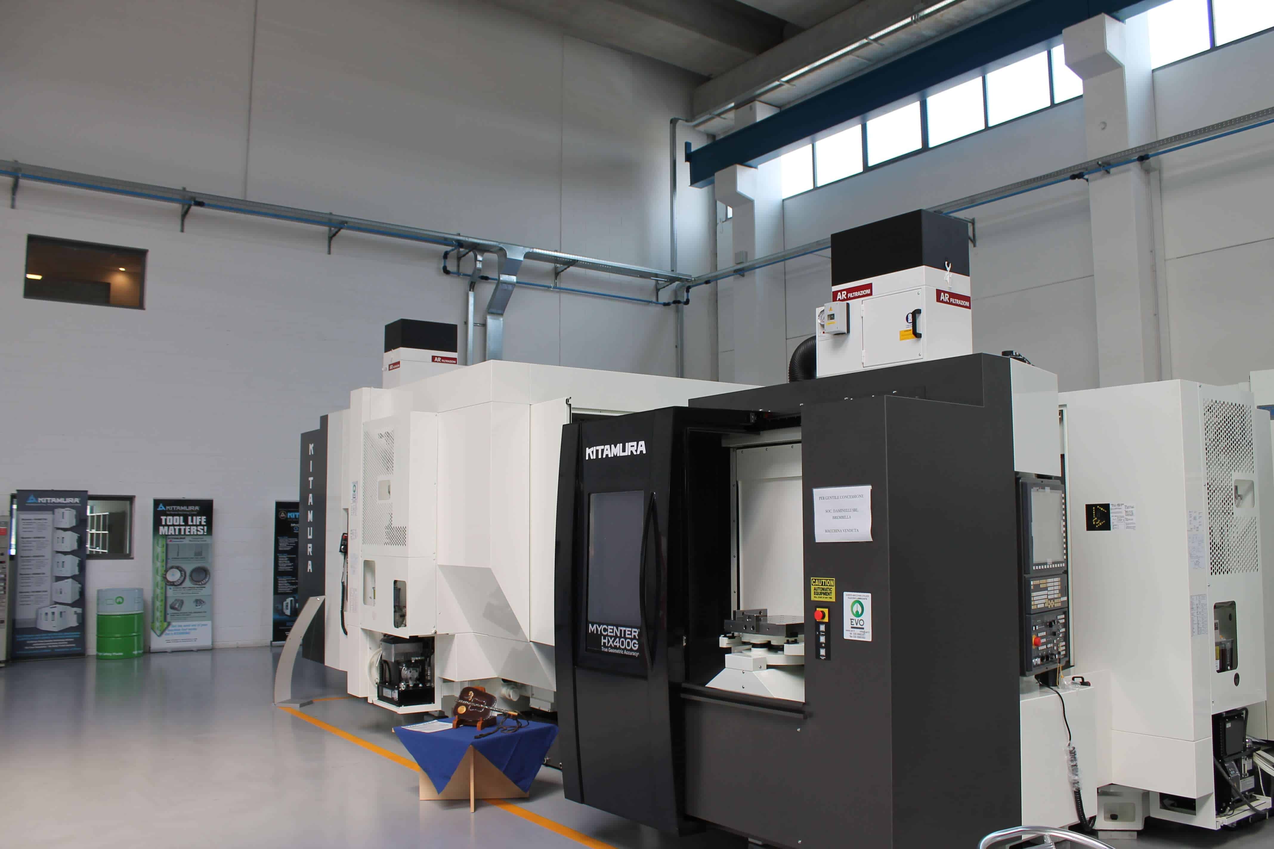 AR FILTRAZIONI | Centri di lavoro cnc KITAMURA, aspirazione nebbie oleose