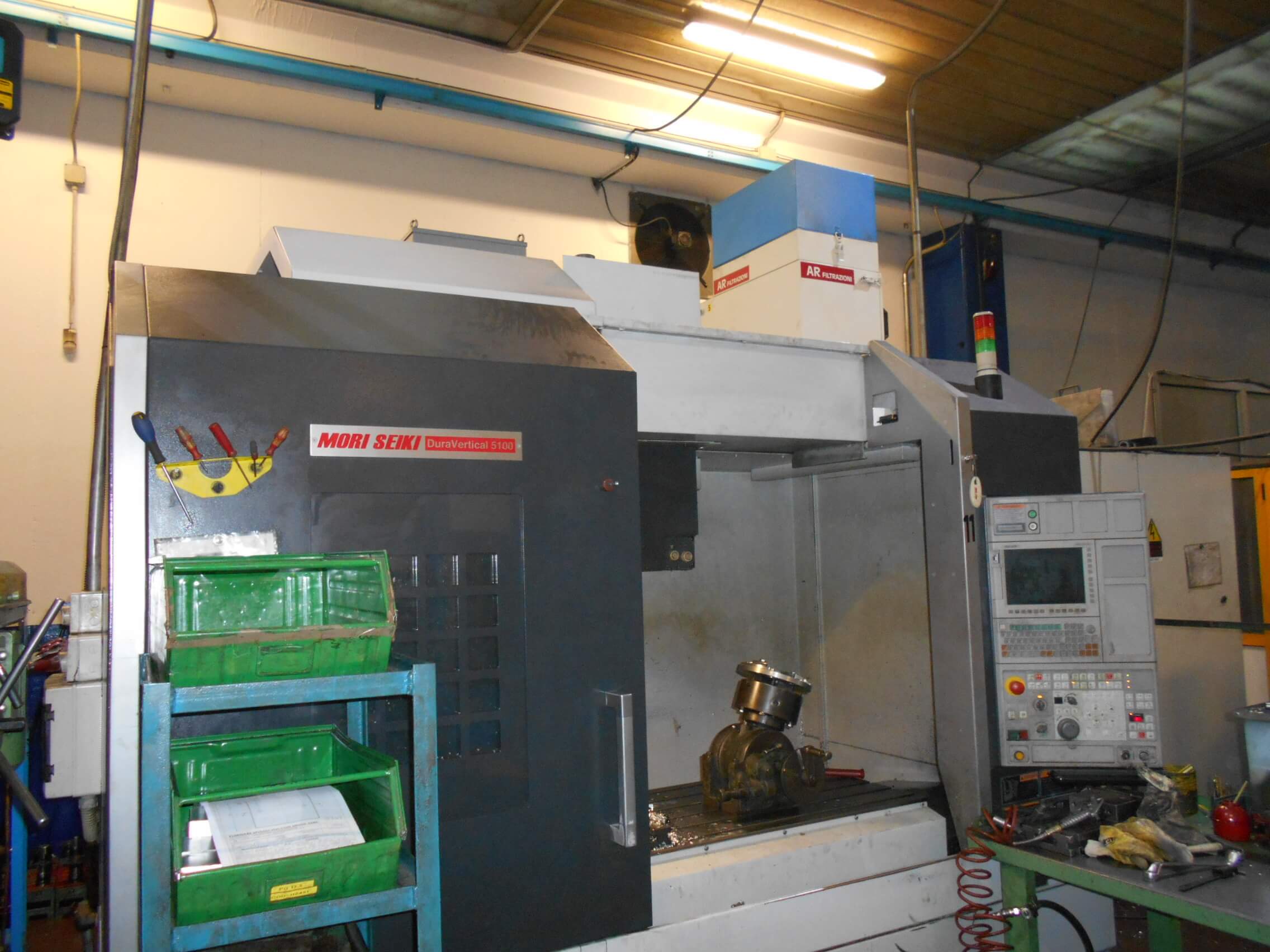 AR Filtrazioni | Aspiratori nebbie oleose per centri di lavoro CNC Mori Seiki - Deckel Maho