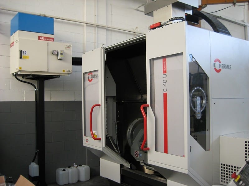 AR FILTRAZIONI | Centri di lavoro cnc Hermle, aspirazione nebbie oleose