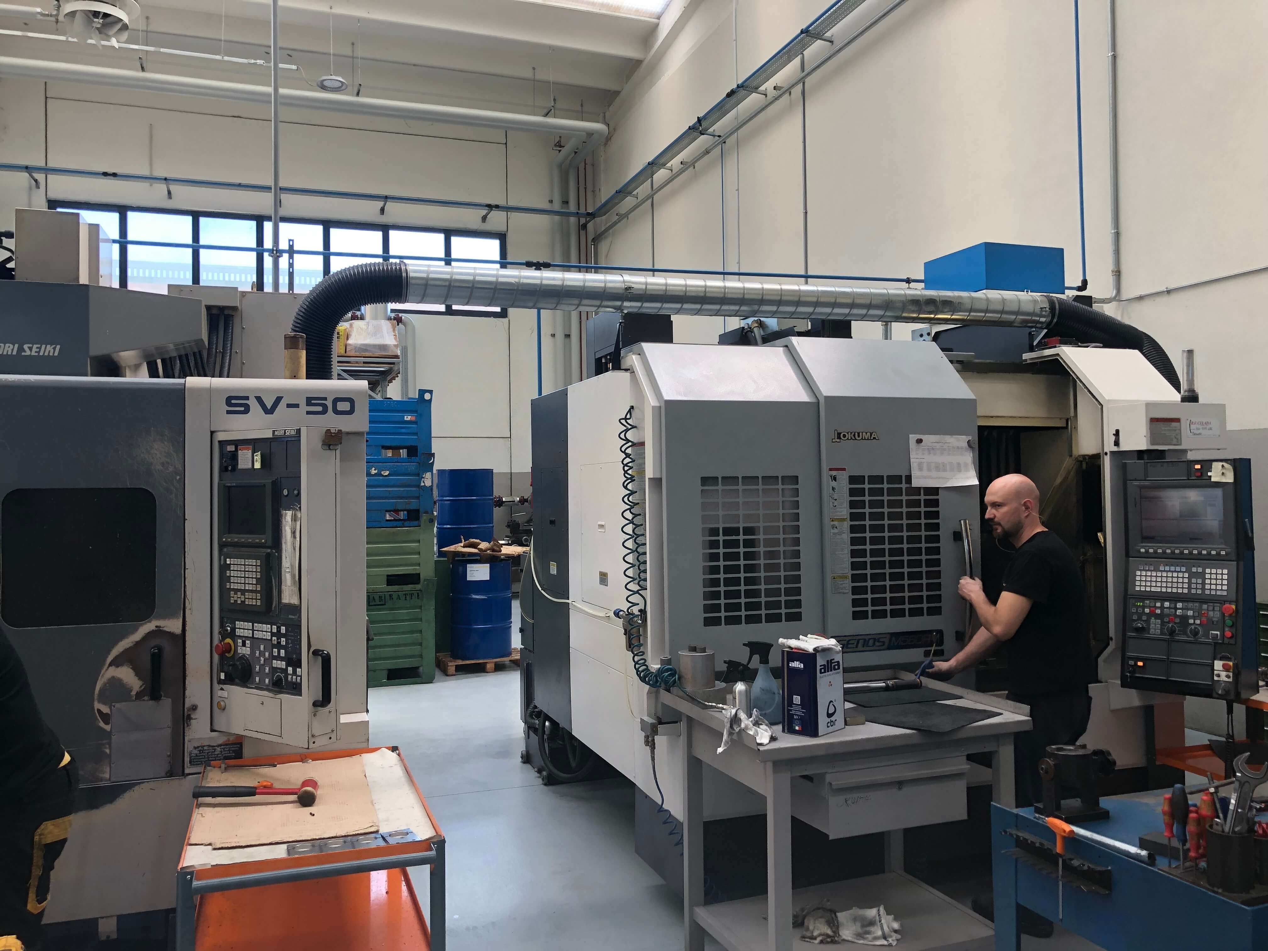 AR Filtrazioni | Aspiratori nebbie oleose per centri di lavoro CNC Mori Seiki - Deckel Maho