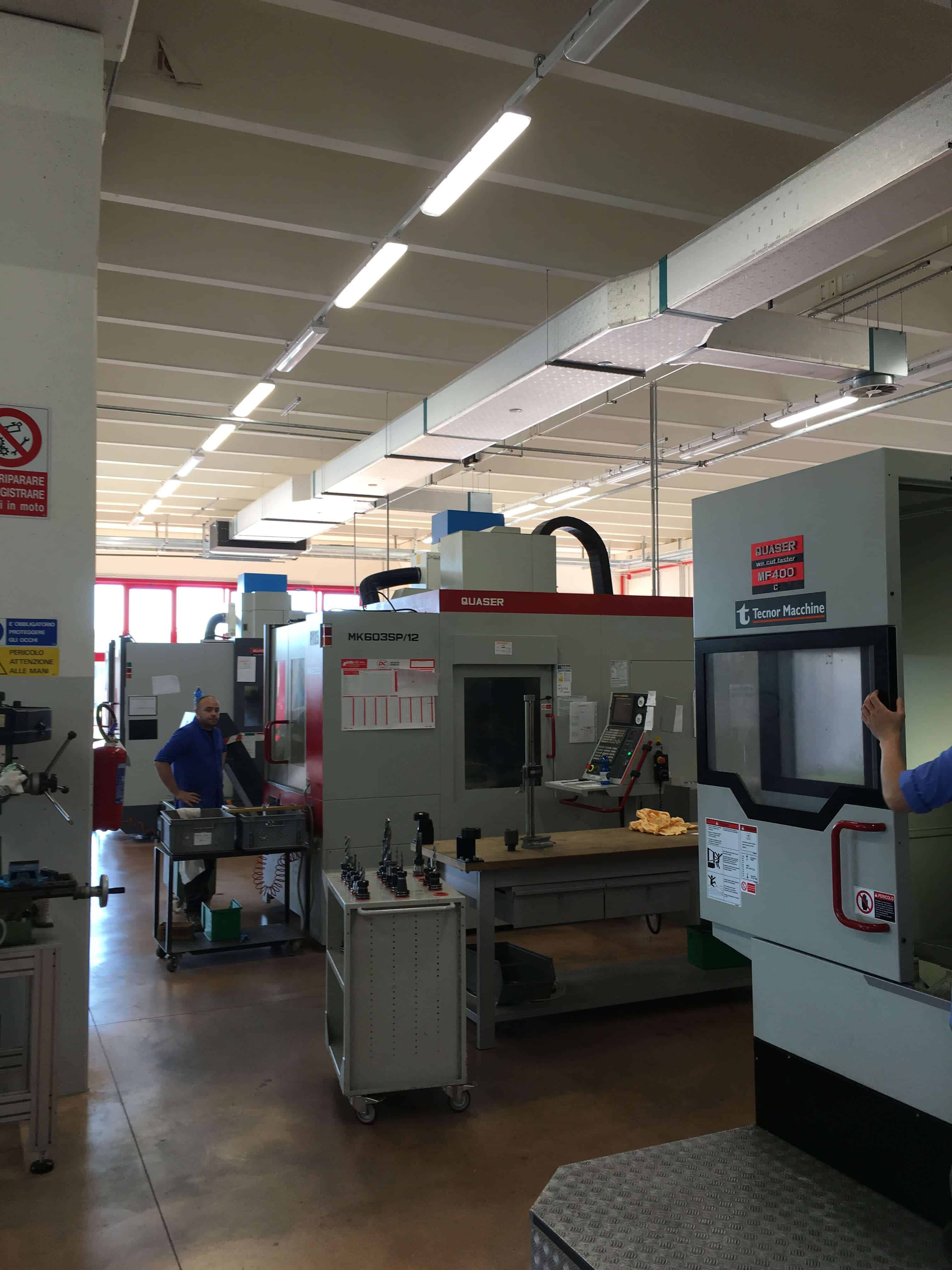 AR FILTRAZIONI | QUASER CNC | Filtrazione nebbie oleose aspirazione fumi da centri di lavoro cnc