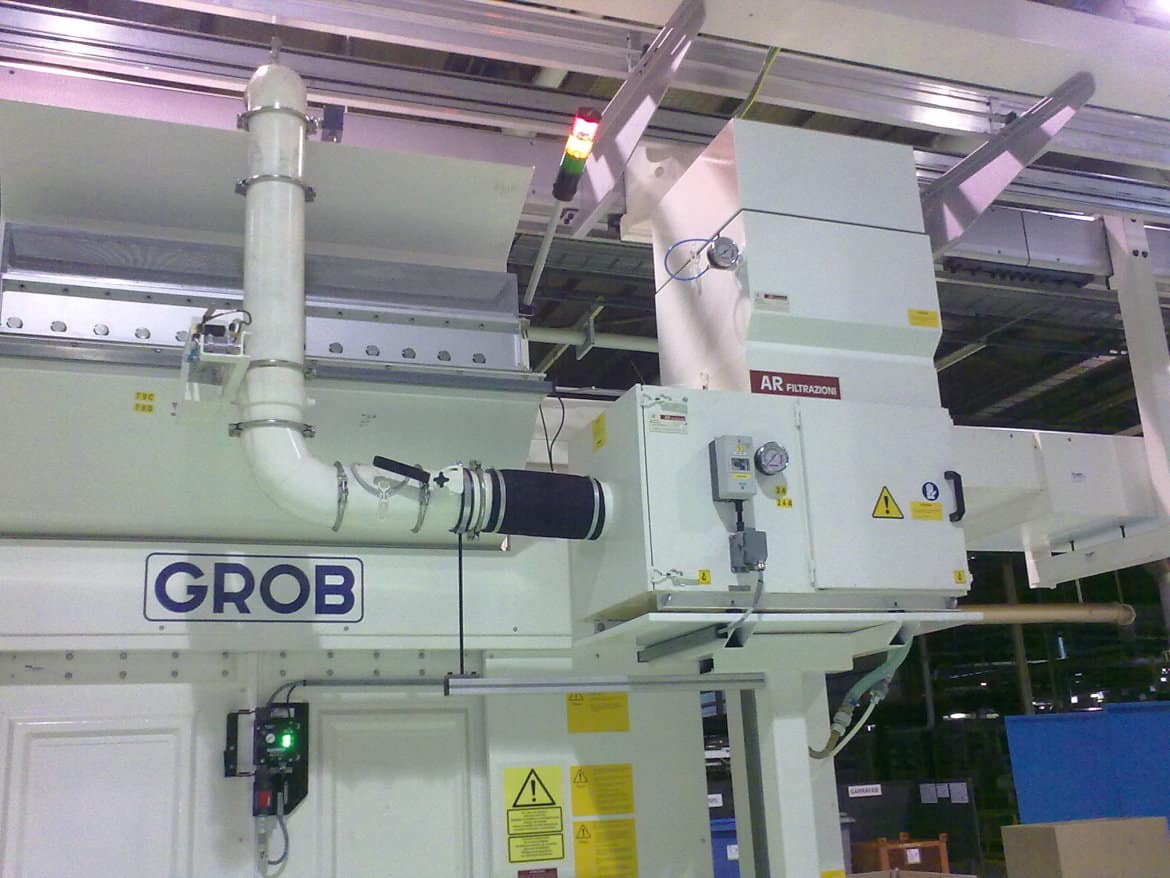 AR Filtrazioni Case History Portfolio Filtrazione Nebbie Oleose Grob