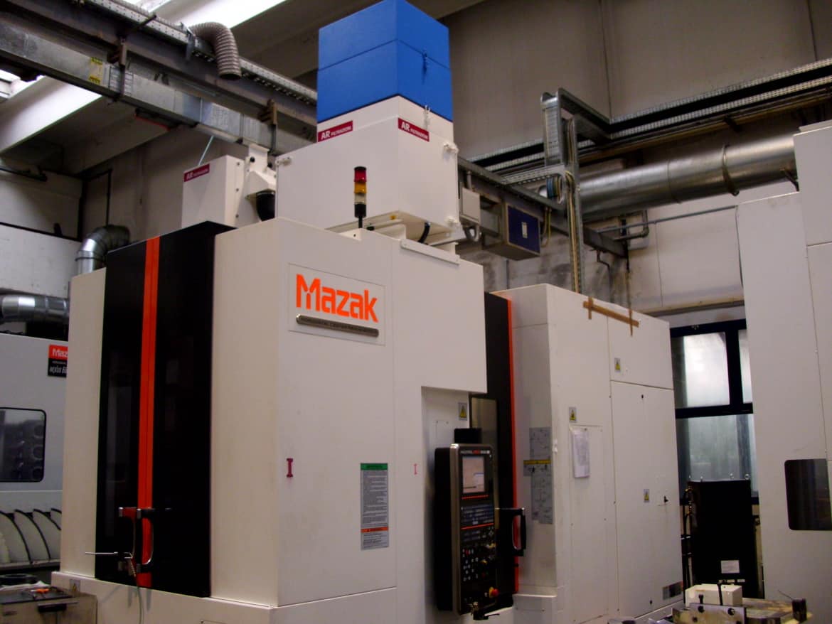 AR Filtrazioni Case History Portfolio Filtrazione Nebbie Oleose Mazak