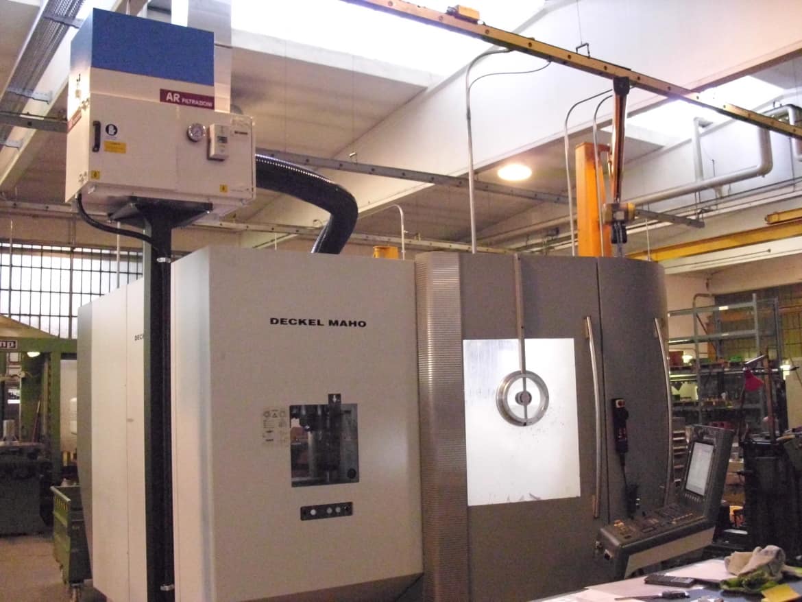 AR Filtrazioni Case History Portfolio Filtrazione Nebbie Oleose DMG MORI