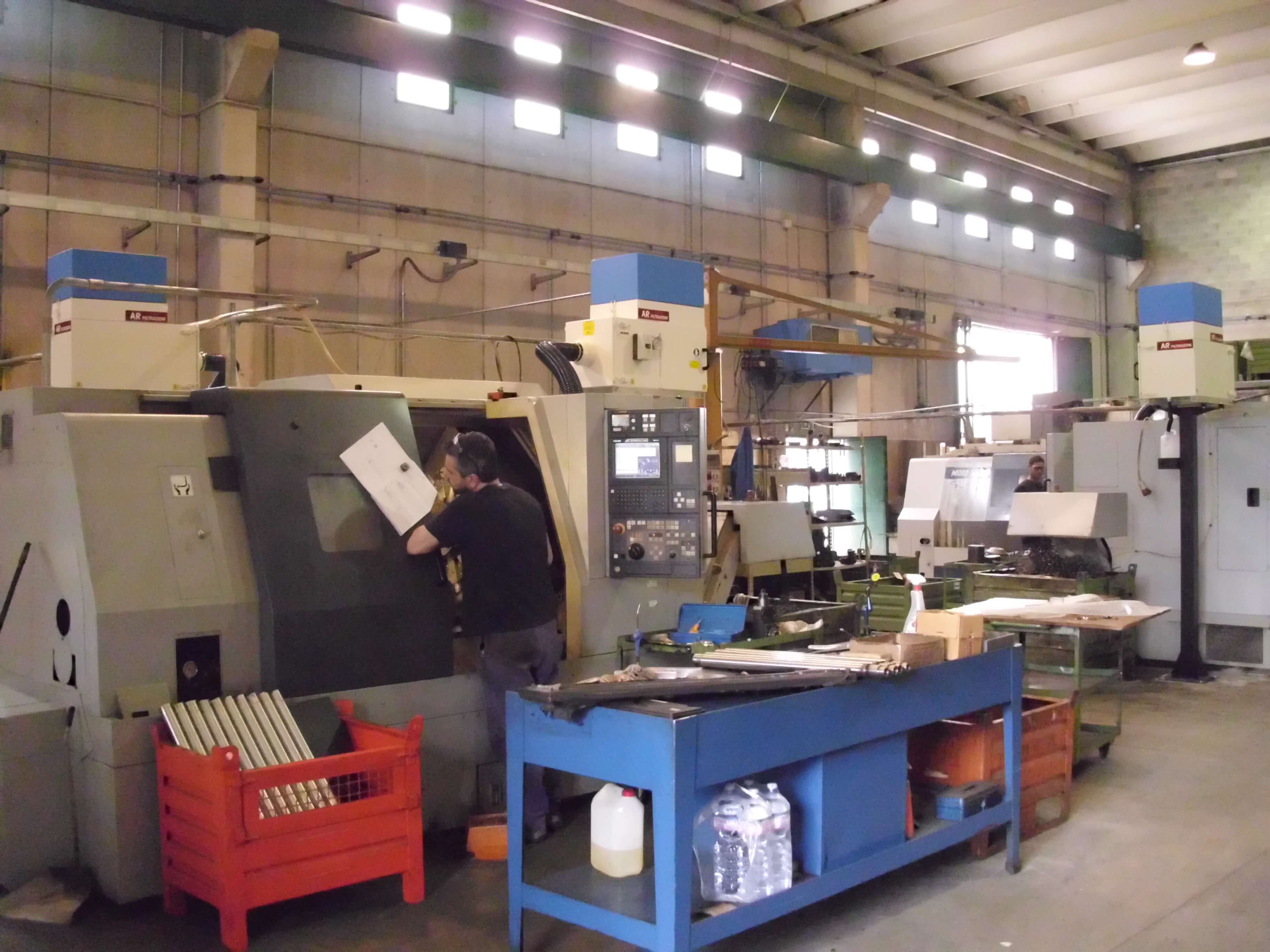 AR Filtrazioni | Aspiratori per nebbie oleose torni DMG Mori Seiki - Gildemaister