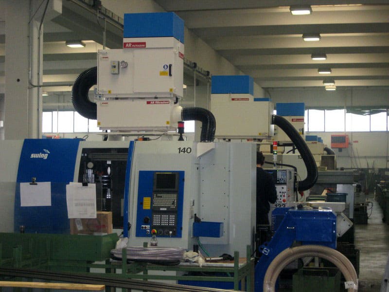 AR Filtrazioni | Filtri per nebbie oleose per torni swing