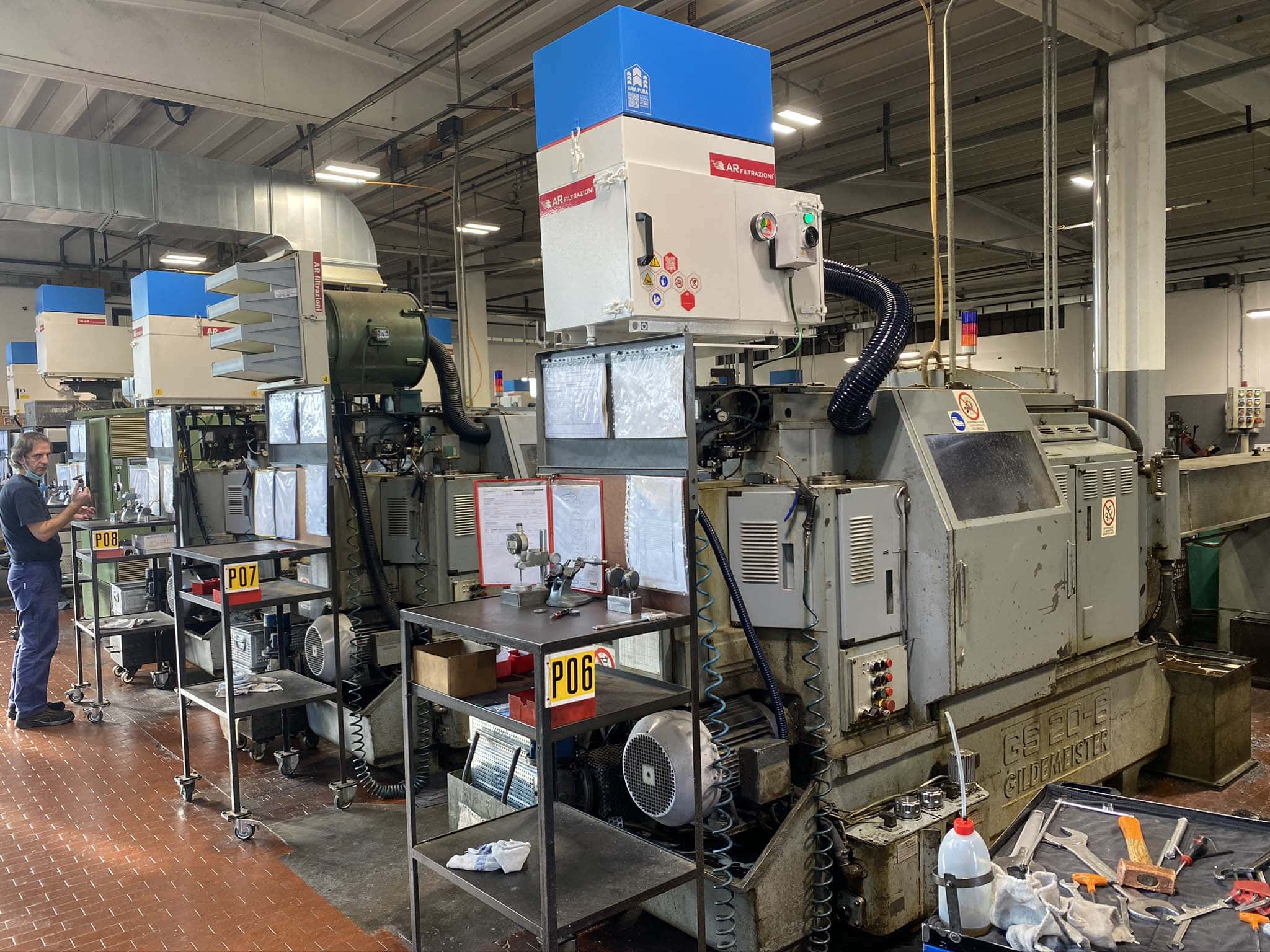 Filtri nebbie oleose torni gildemeister