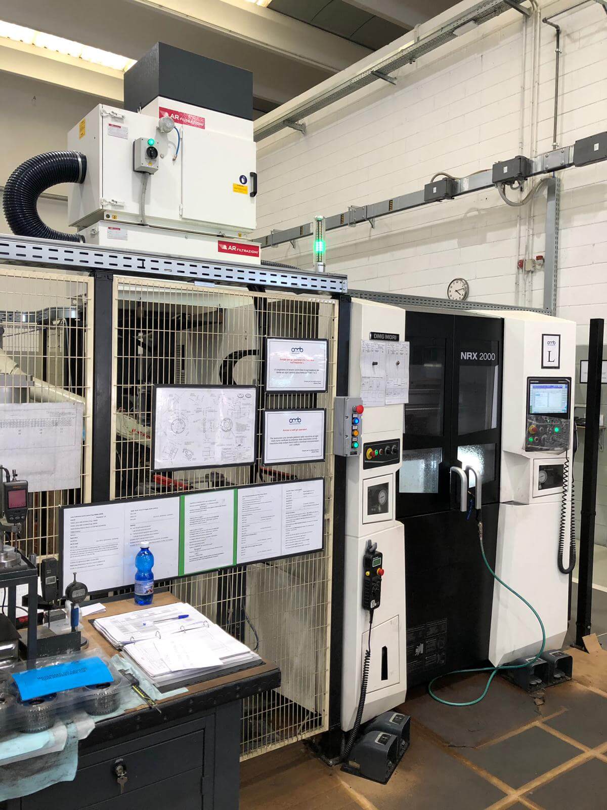 AR Filtrazioni | Aspiratori per nebbie oleose torni DMG Mori Seiki - Gildemaister