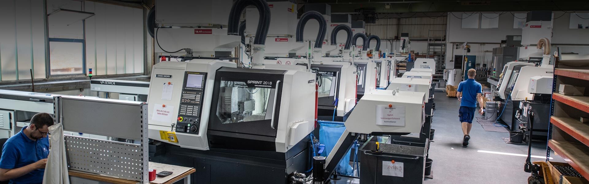 AR Filtrazioni | Aspiratori per nebbie oleose torni DMG Mori Seiki - Gildemaister