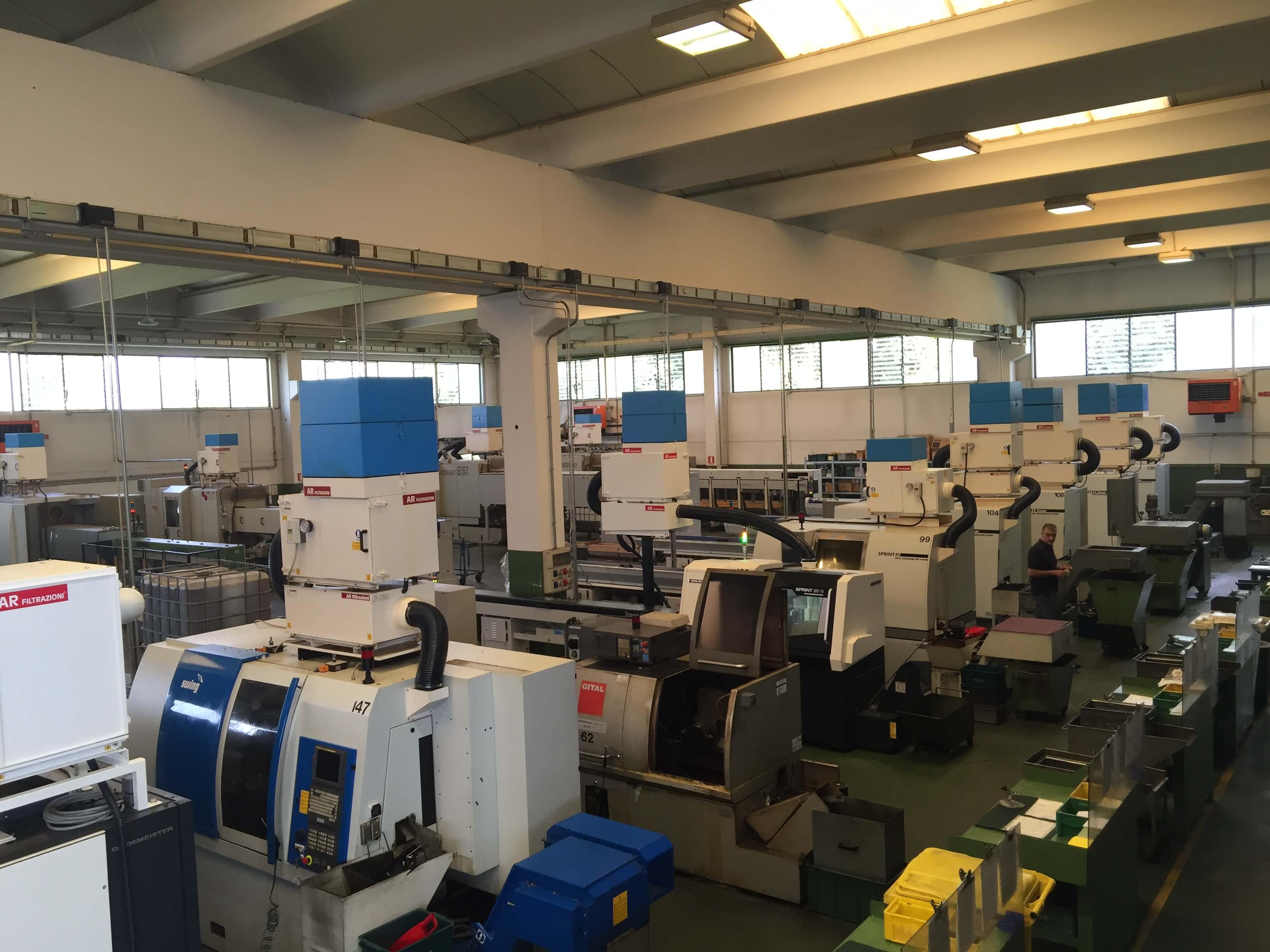 AR Filtrazioni | Aspiratori per nebbie oleose torni DMG Mori Seiki - Gildemaister
