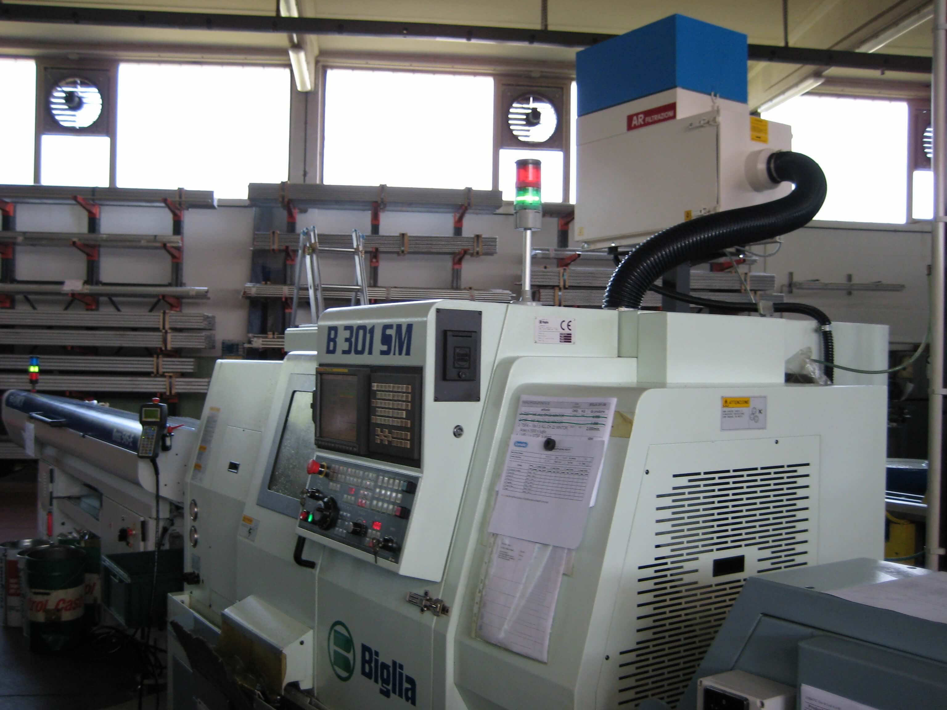 AR Filtrazioni | Filtri nebbie oleose per torni Biglia