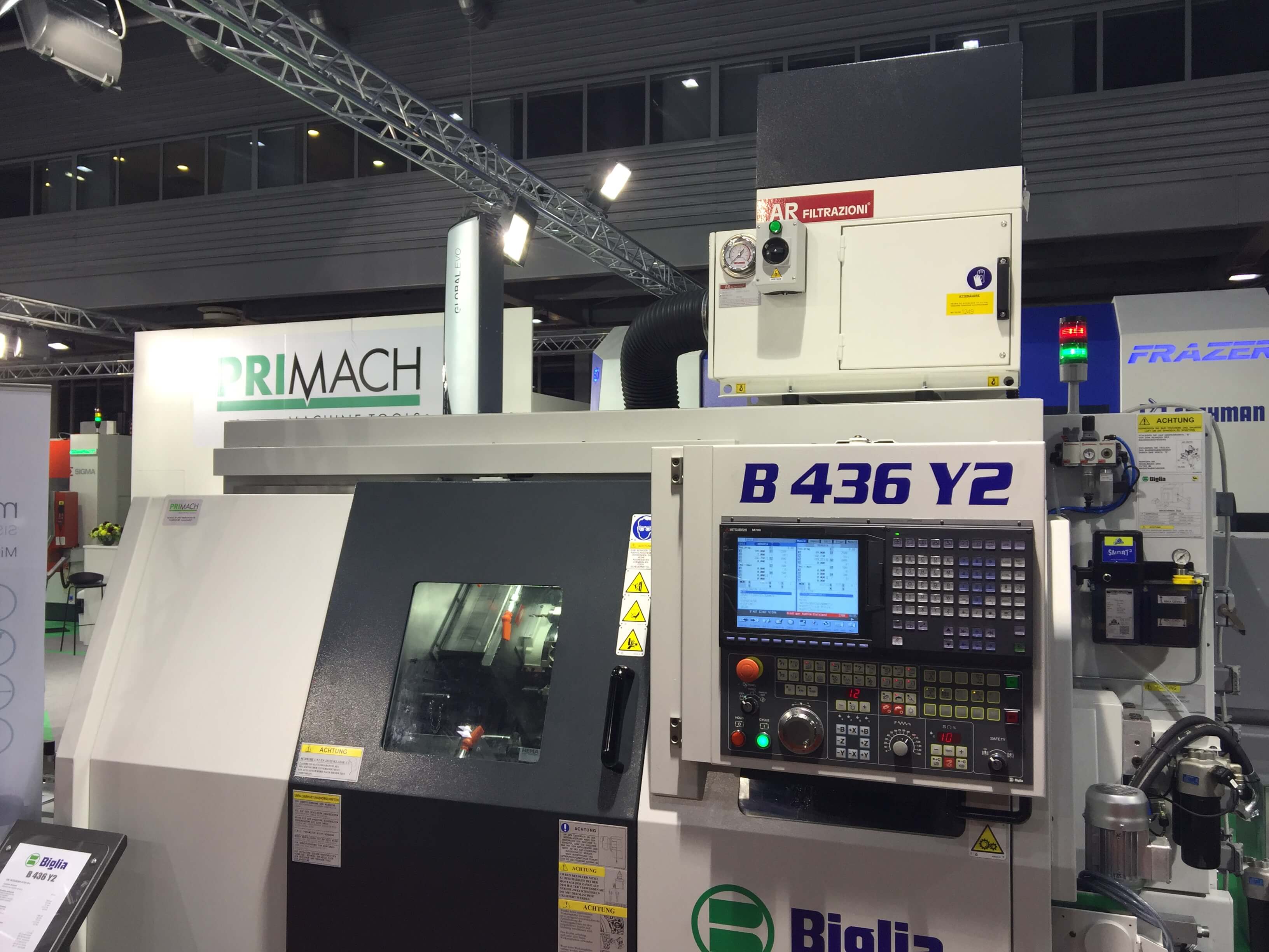 AR Filtrazioni | Filtri nebbie oleose per torni Biglia