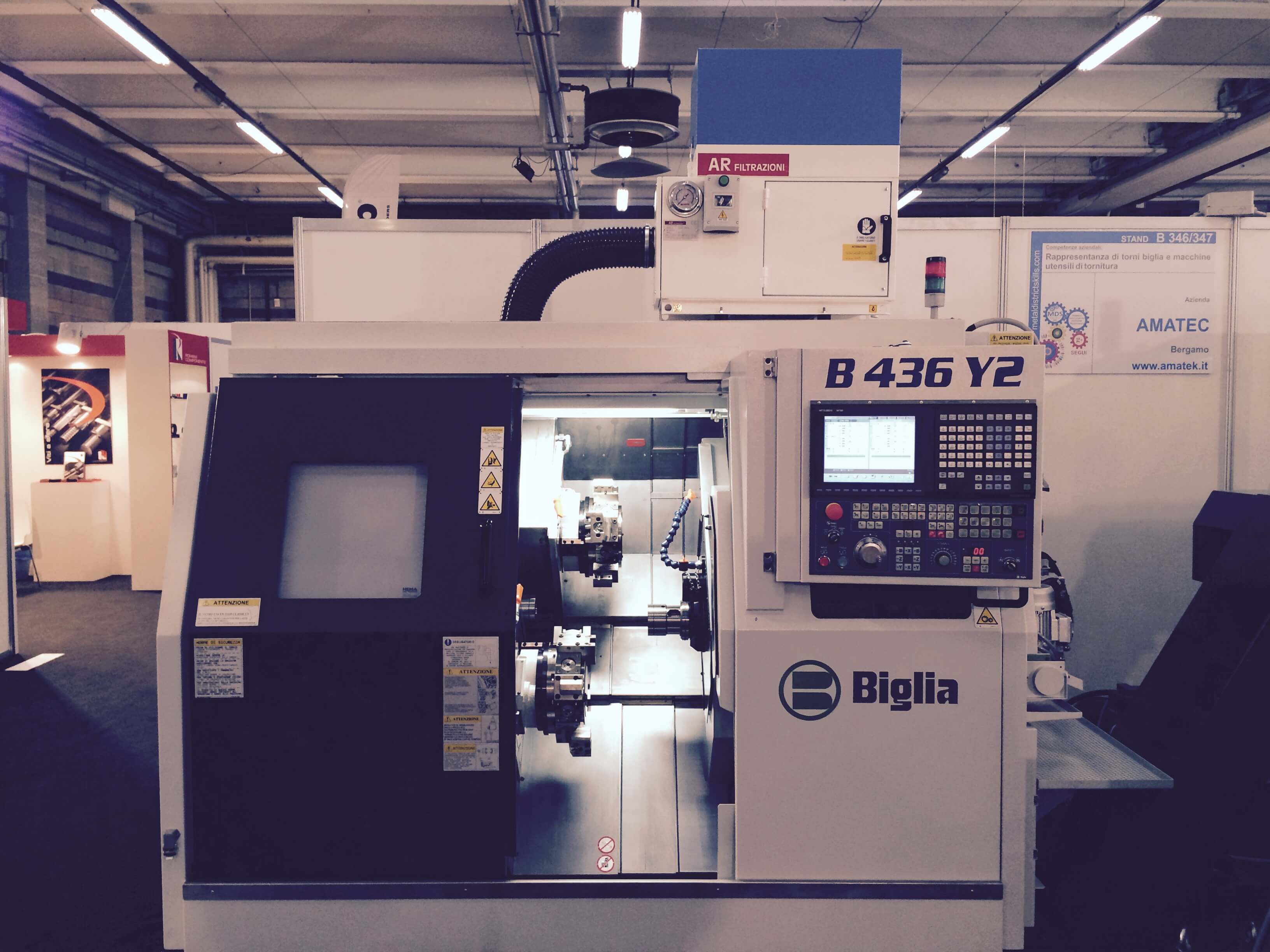 AR Filtrazioni | Filtri nebbie oleose per torni Biglia