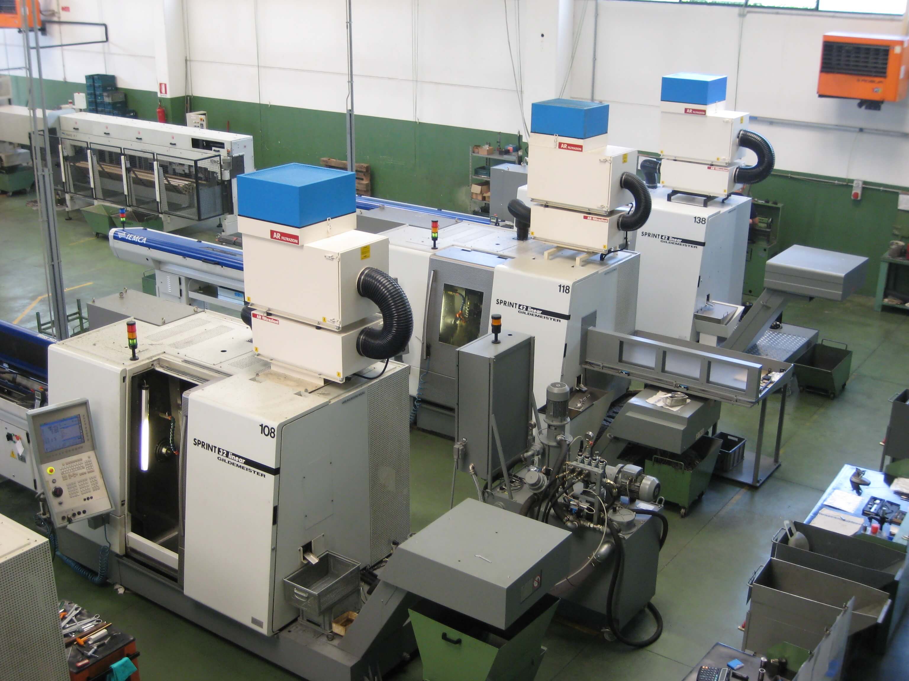 AR Filtrazioni | Aspiratori per nebbie oleose torni DMG Mori Seiki - Gildemaister