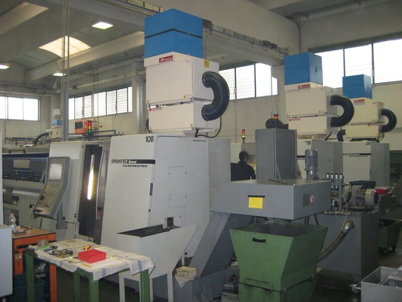 AR Filtrazioni | Aspiratori per nebbie oleose torni DMG Mori Seiki - Gildemaister