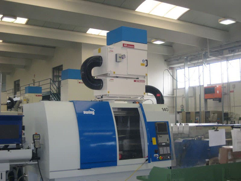 AR Filtrazioni, depurazione nebbie oleose e fumi Manurhin Swig