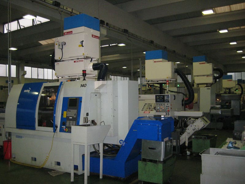 AR Filtrazioni, depurazione nebbie oleose e fumi Manurhin Swig