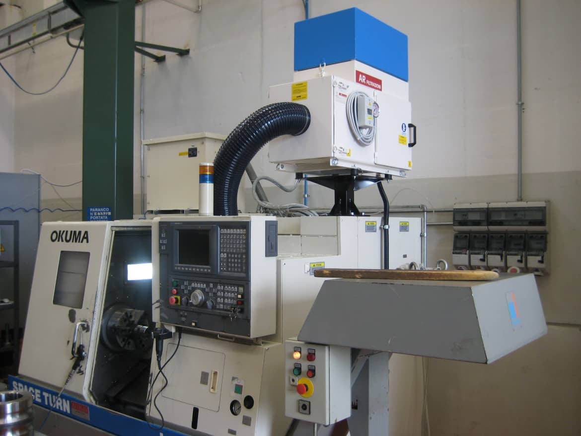 AR Filtrazioni Case History Portfolio Filtrazione Nebbie Oleose Okuma