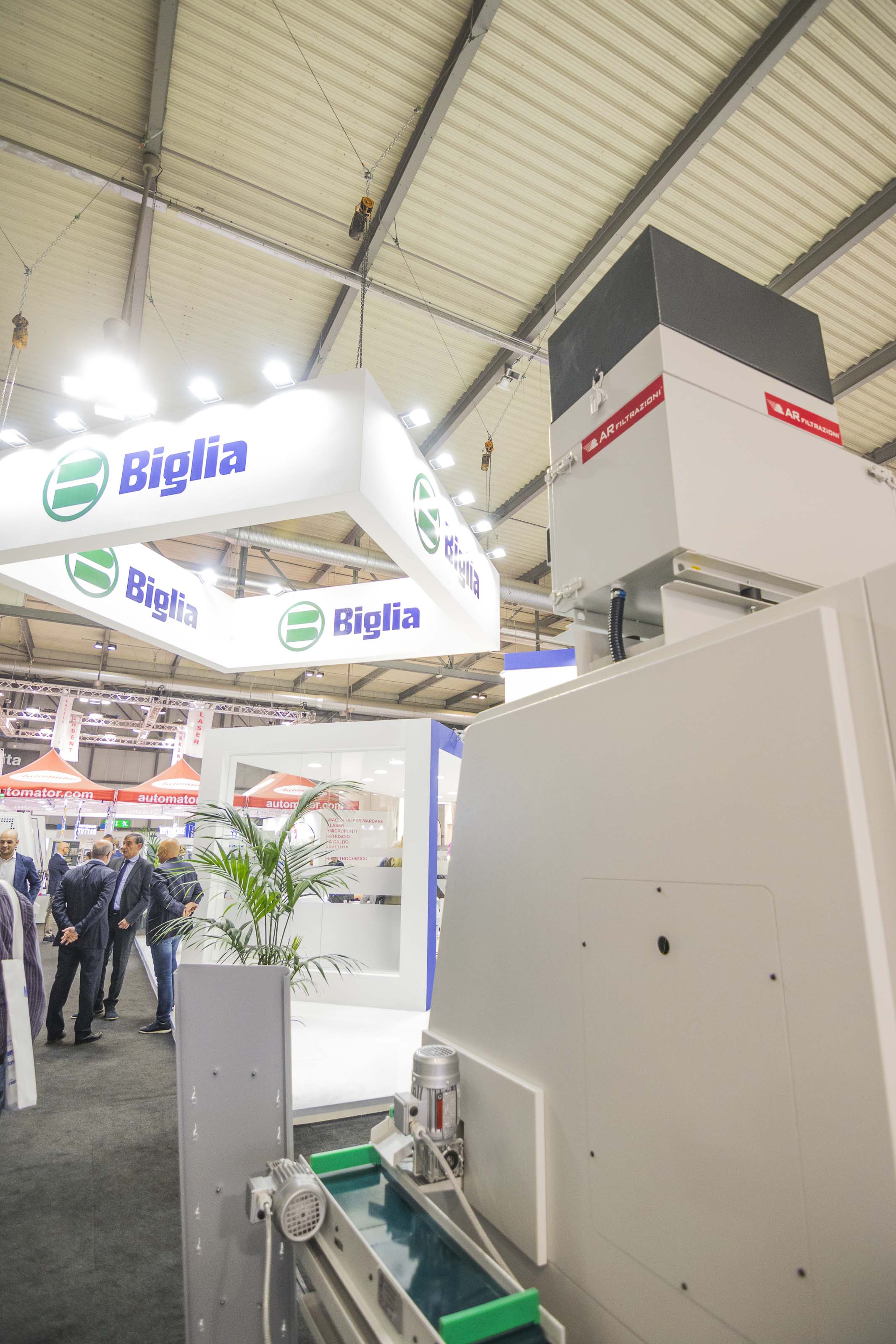 AR Filtrazioni depurazione nebbie oleose per Biglia Officine