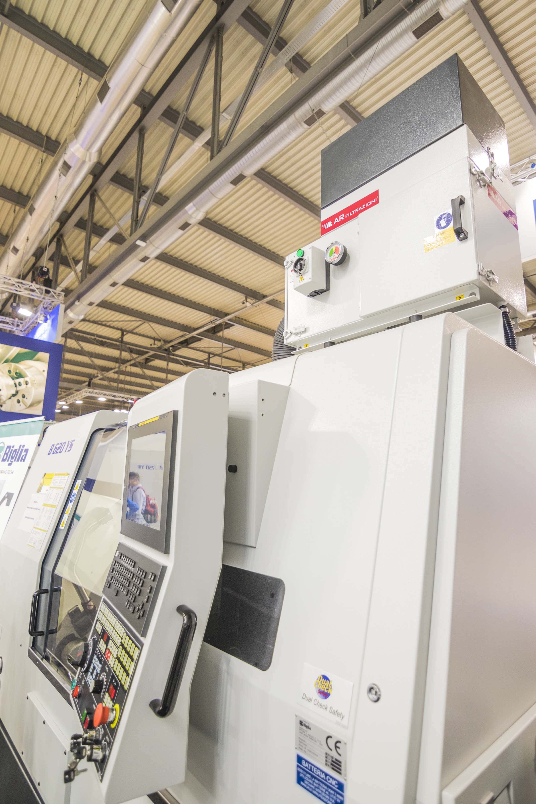 AR Filtrazioni depurazione nebbie oleose per Biglia Officine