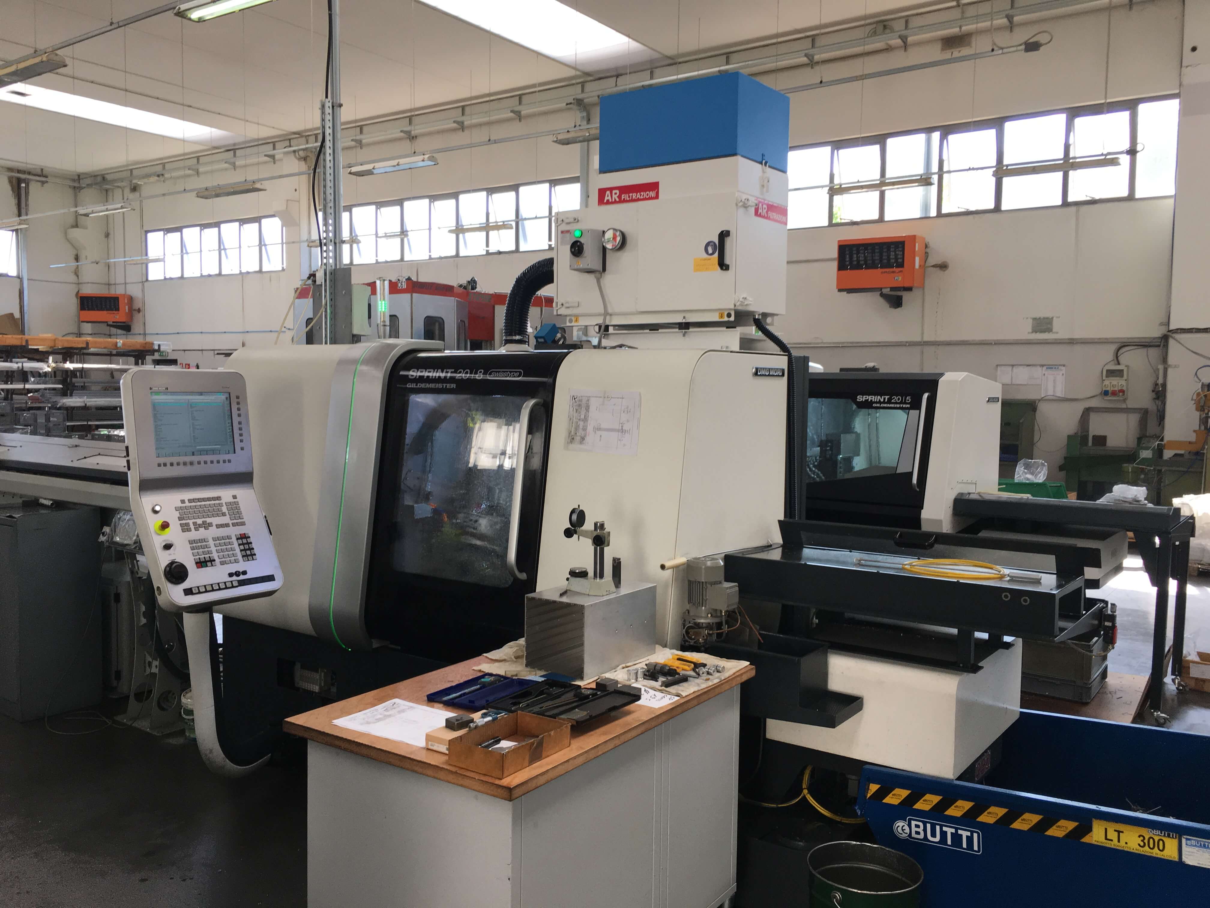 AR Filtrazioni | Aspiratori per nebbie oleose torni DMG Mori Seiki - Gildemaister