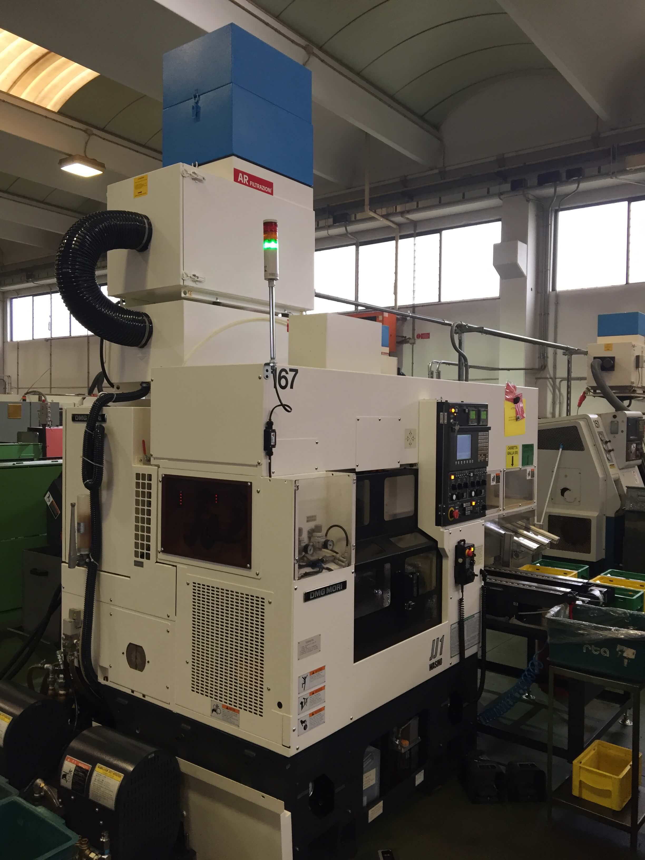 AR Filtrazioni | Aspiratori per nebbie oleose torni DMG Mori Seiki - Gildemaister
