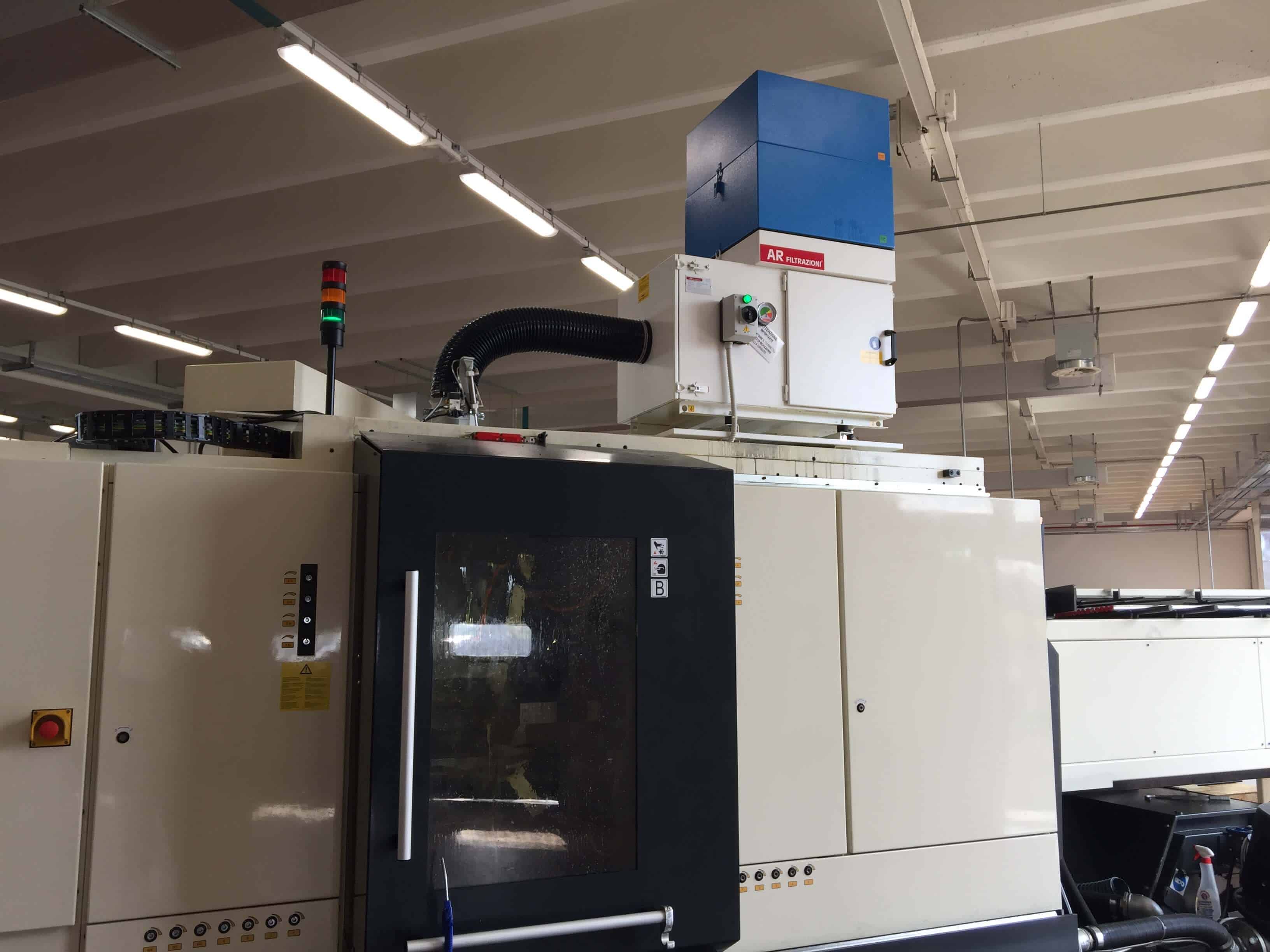 AR Filtrazioni Case History Portfolio Filtrazione Nebbie Oleose Tajmac Drehmaschinen