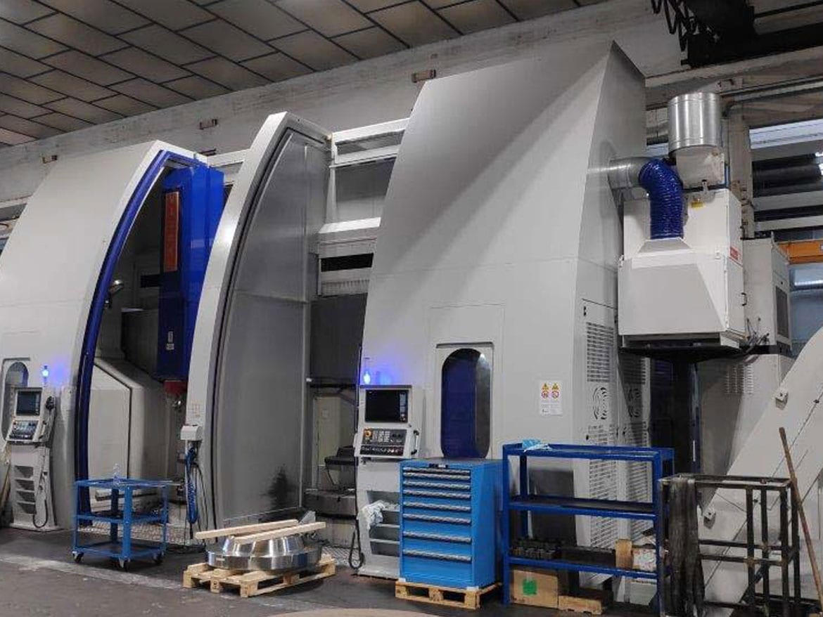 AR Filtrazioni Case History Portfolio Filtrazione Nebbie Oleose Visual Vertikale Drehmaschinen